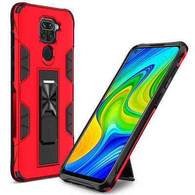 Xiaomi Redmi Note 9 Kılıf Zore Volve Kapak Kırmızı