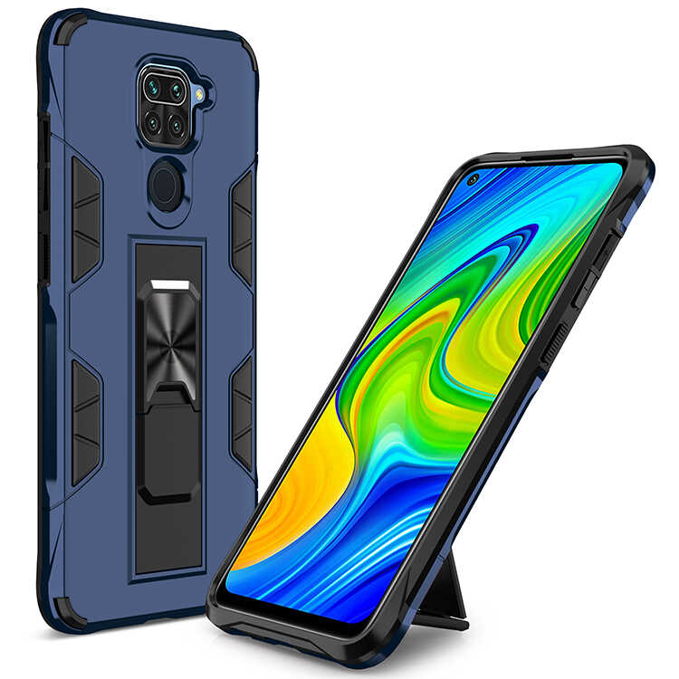 Xiaomi Redmi Note 9 Kılıf Zore Volve Kapak Lacivert