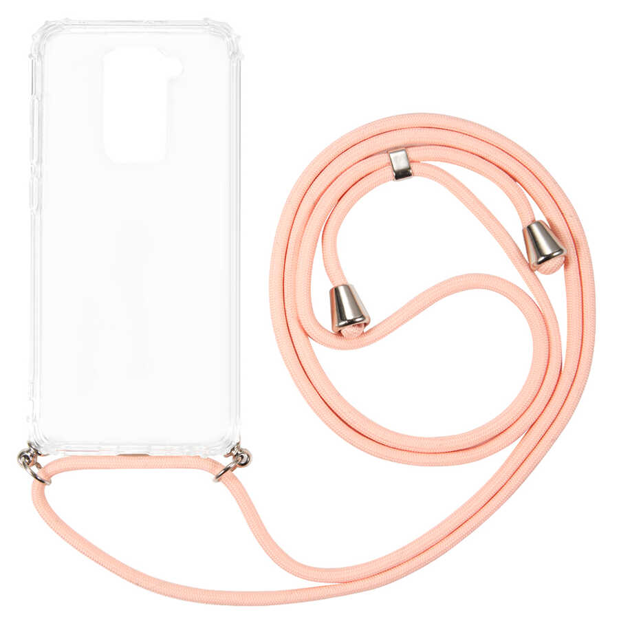 Xiaomi Redmi Note 9 Kılıf Zore X-Rop Kapak Renksiz