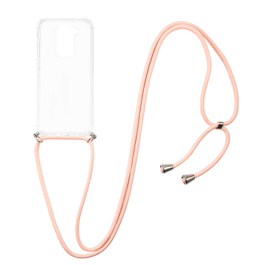 Xiaomi Redmi Note 9 Kılıf Zore X-Rop Kapak Renksiz