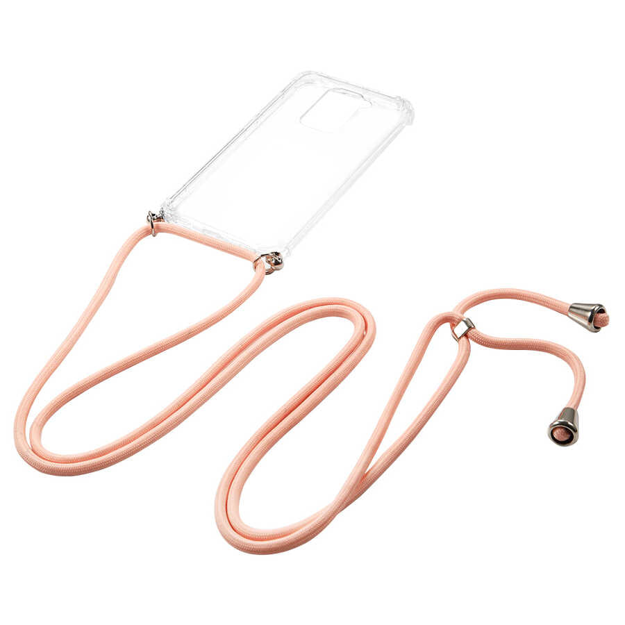 Xiaomi Redmi Note 9 Kılıf Zore X-Rop Kapak Renksiz