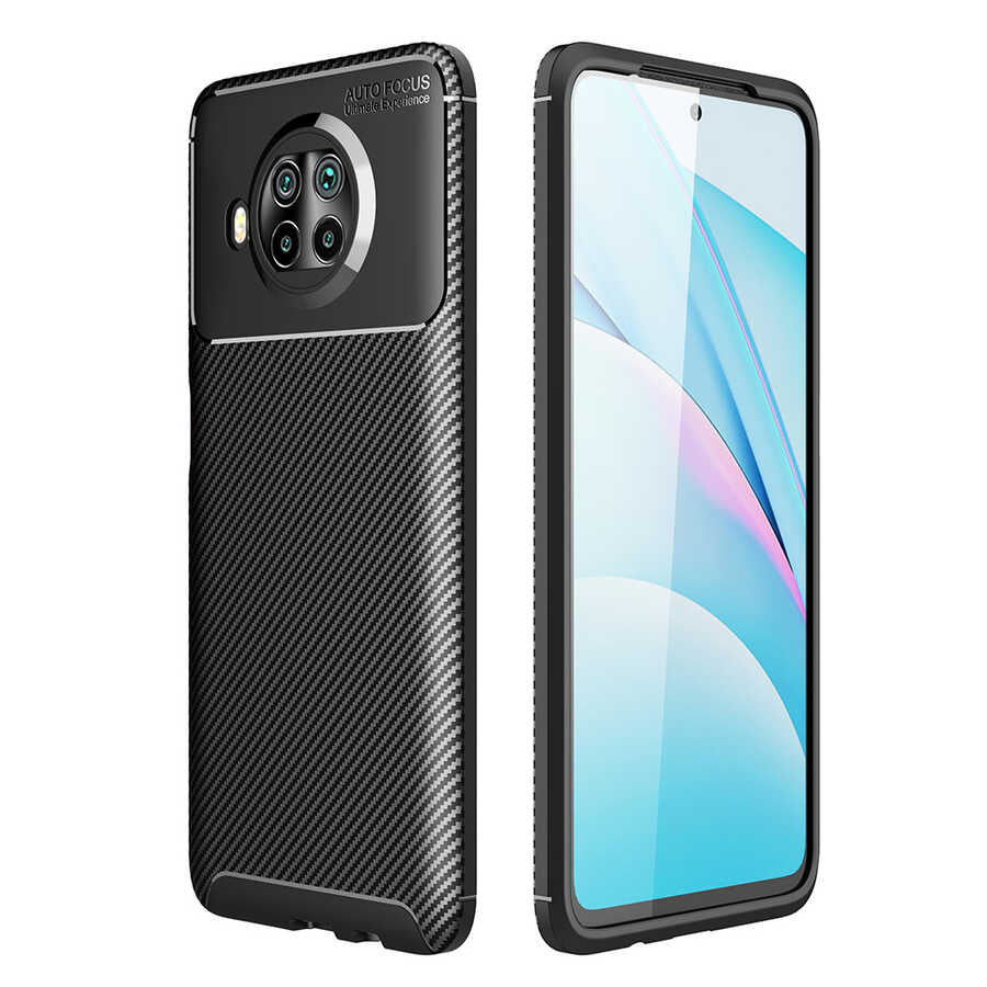 Xiaomi Redmi Note 9 Pro 5G Kılıf Zore Negro Silikon Kapak Siyah