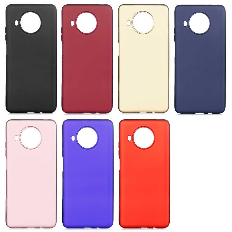 Xiaomi Redmi Note 9 Pro 5G Kılıf Zore Premier Silikon Kapak Kırmızı