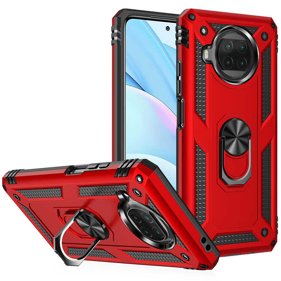 Xiaomi Redmi Note 9 Pro 5G Kılıf Zore Vega Kapak Gri