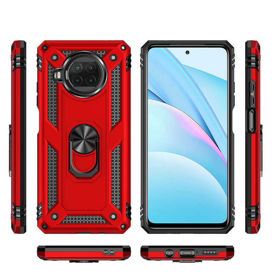 Xiaomi Redmi Note 9 Pro 5G Kılıf Zore Vega Kapak Gri