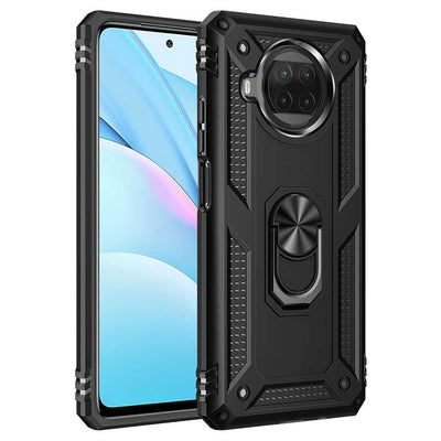 Xiaomi Redmi Note 9 Pro 5G Kılıf Zore Vega Kapak Siyah