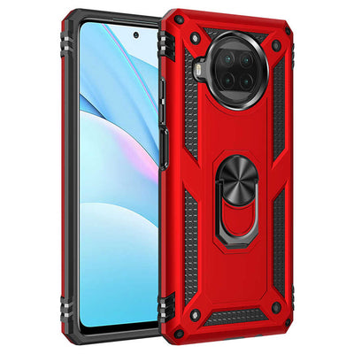 Xiaomi Redmi Note 9 Pro 5G Kılıf Zore Vega Kapak Kırmızı