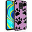 Xiaomi Redmi Note 9 Pro Kılıf Desenli Kamera Korumalı Parlak Zore Nora Kapak NO3