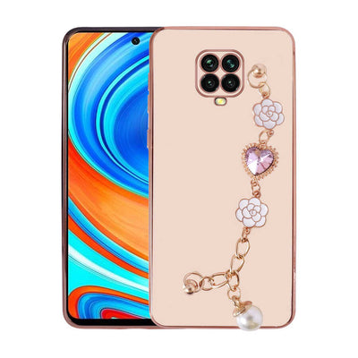 Xiaomi Redmi Note 9 Pro Kılıf El Tutamaçlı Kamera Korumalı Zore Taka Silikon Kapak Mor
