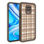 Xiaomi Redmi Note 9 Pro Kılıf Kamera Korumalı Baskılı Arka Yüzey Zore Klas Kapak Açık Kahve