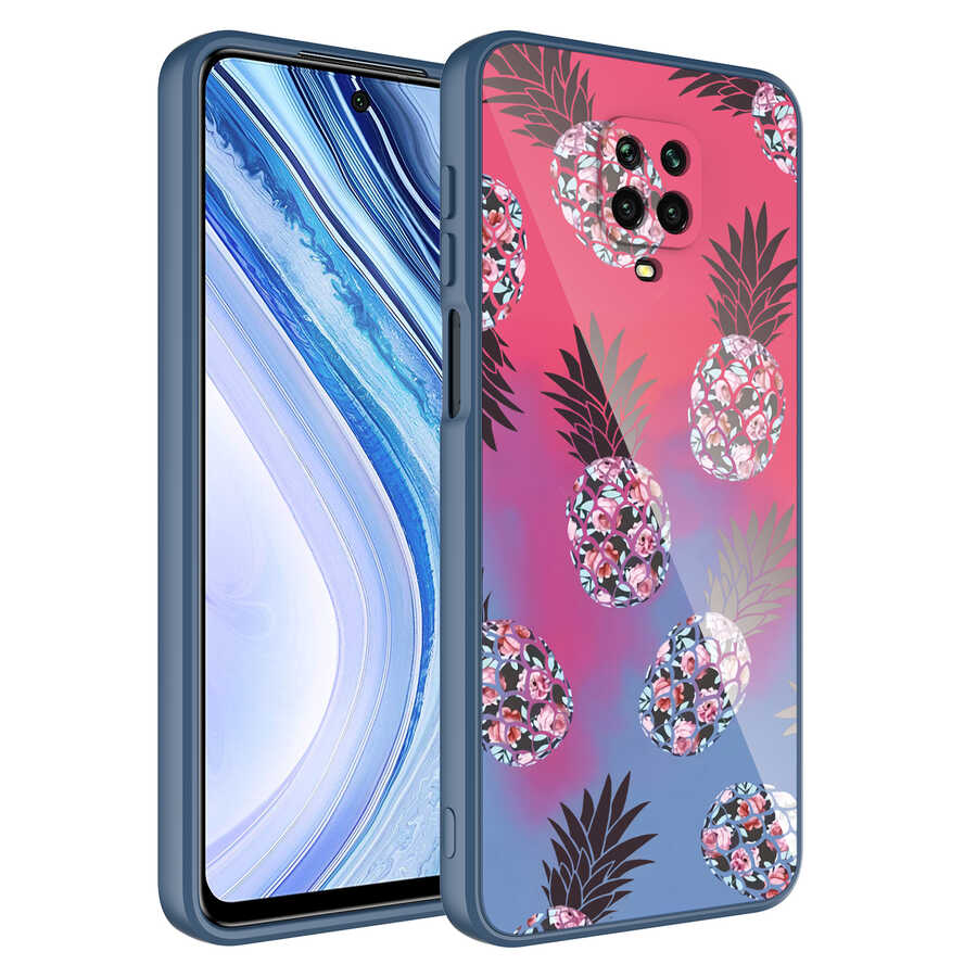 Xiaomi Redmi Note 9 Pro Kılıf Kamera Korumalı Desenli Sert Silikon Zore Epoksi Kapak NO3