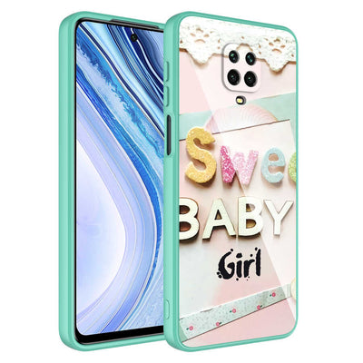 Xiaomi Redmi Note 9 Pro Kılıf Kamera Korumalı Desenli Sert Silikon Zore Epoksi Kapak NO1