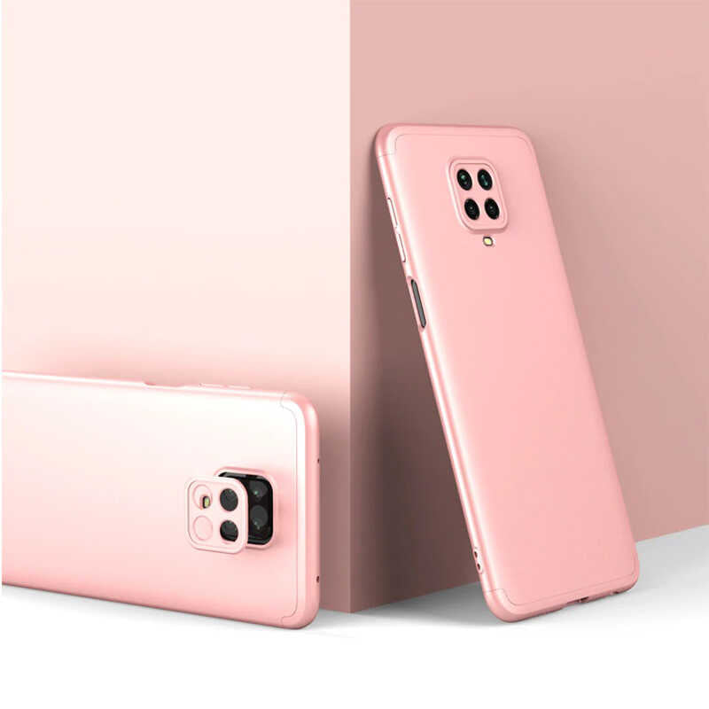 Xiaomi Redmi Note 9 Pro Kılıf Zore Ays Kapak Rose Gold