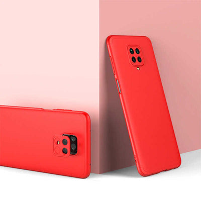 Xiaomi Redmi Note 9 Pro Kılıf Zore Ays Kapak Kırmızı