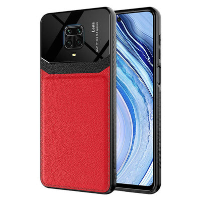 Xiaomi Redmi Note 9 Pro Kılıf Zore Emiks Kapak Kırmızı