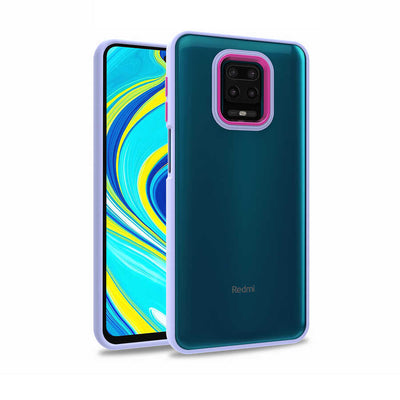 Xiaomi Redmi Note 9 Pro Kılıf Zore Flora Kapak Lila