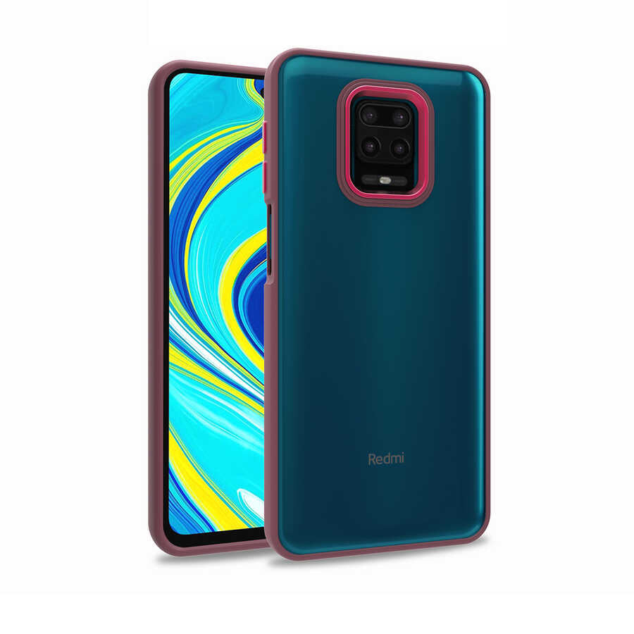 Xiaomi Redmi Note 9 Pro Kılıf Zore Flora Kapak Siyah