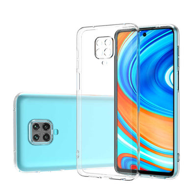 Xiaomi Redmi Note 9 Pro Kılıf Zore Kamera Korumalı Süper Silikon Kapak Renksiz