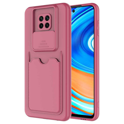 Xiaomi Redmi Note 9 Pro Kılıf Zore Kartix Kapak Koyu Mor