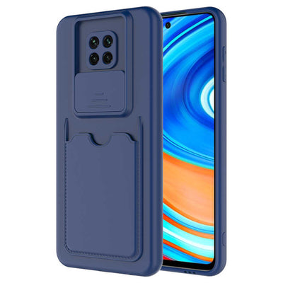 Xiaomi Redmi Note 9 Pro Kılıf Zore Kartix Kapak Lacivert