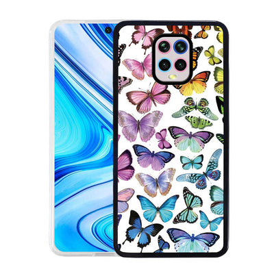 Xiaomi Redmi Note 9 Pro Kılıf Zore M-Fit Desenli Kapak Butterfly No3