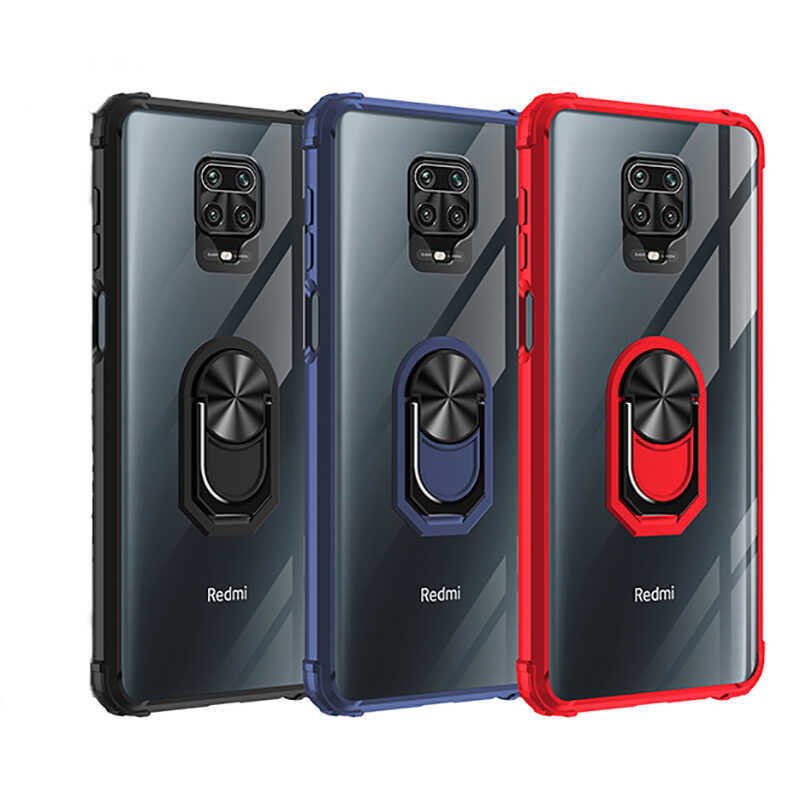 Xiaomi Redmi Note 9 Pro Kılıf Zore Mola Kapak Siyah