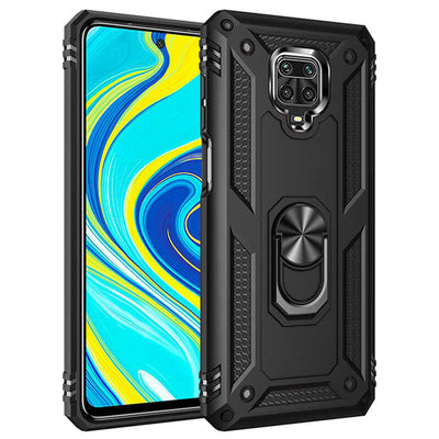 Xiaomi Redmi Note 9 Pro Kılıf Zore Vega Kapak Siyah
