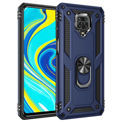 Xiaomi Redmi Note 9 Pro Kılıf Zore Vega Kapak Mavi