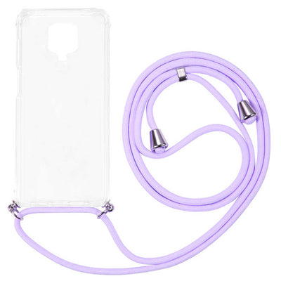 Xiaomi Redmi Note 9 Pro Kılıf Zore X-Rop Kapak Renksiz