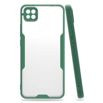 Xiaomi Redmi 9C Kılıf Zore Parfe Kapak Koyu Yeşil