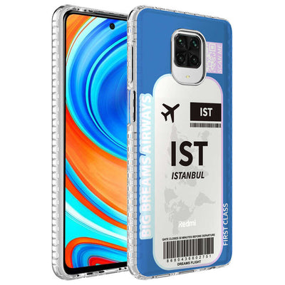 Xiaomi Redmi Note 9S Kılıf Airbag Kenarlı Renkli Desenli Silikon Zore Elegans Kapak NO4
