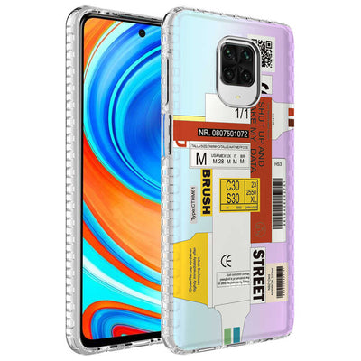 Xiaomi Redmi Note 9S Kılıf Airbag Kenarlı Renkli Desenli Silikon Zore Elegans Kapak NO2