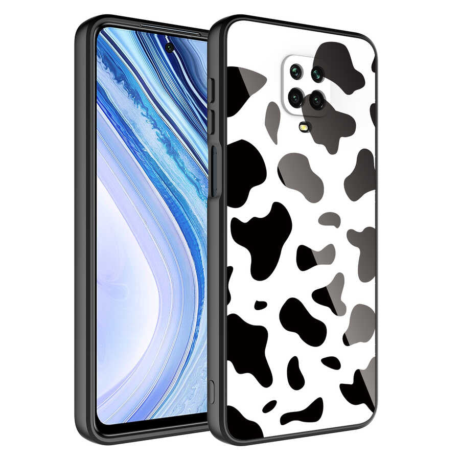 Xiaomi Redmi Note 9S Kılıf Kamera Korumalı Desenli Sert Silikon Zore Epoksi Kapak NO7