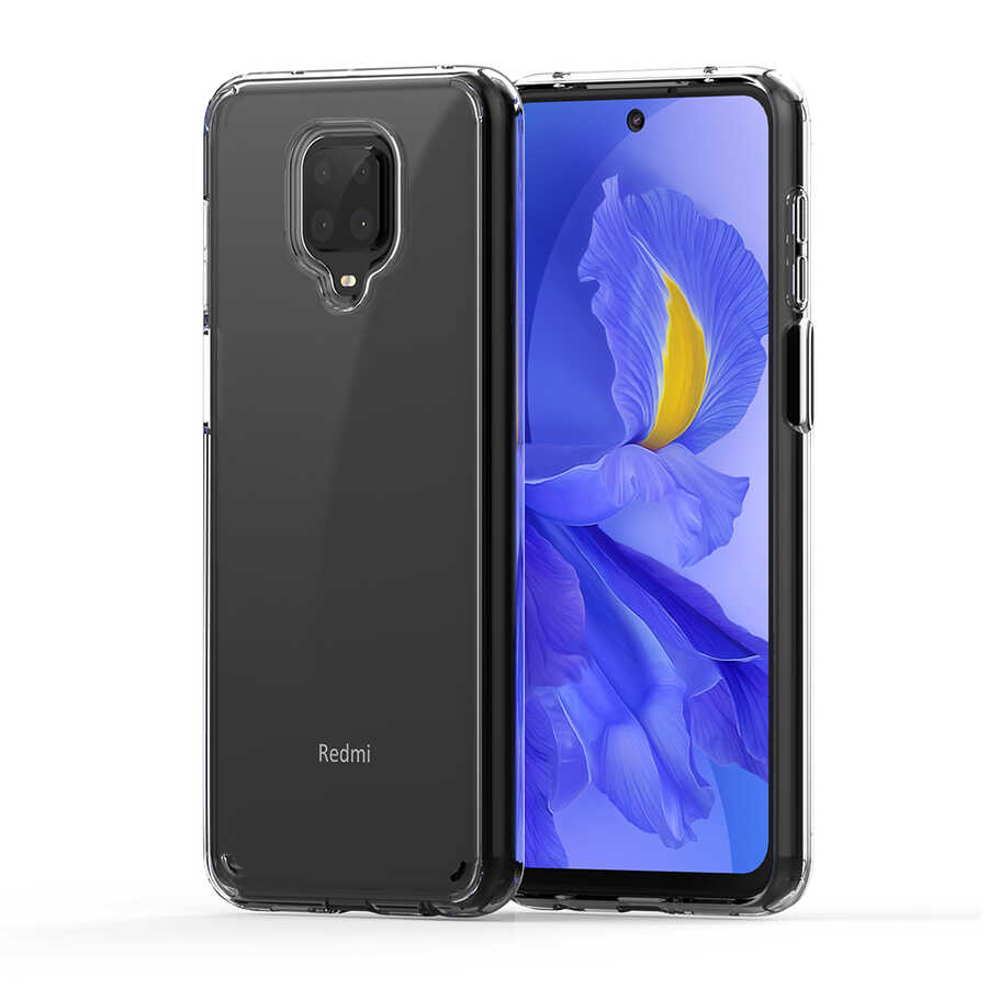 Xiaomi Redmi Note 9S Kılıf Zore Coss Kapak Renksiz