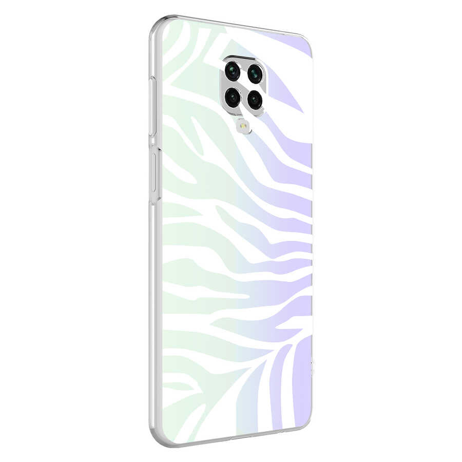 Xiaomi Redmi Note 9S Kılıf Zore M-Blue Desenli Kapak Zebra No1