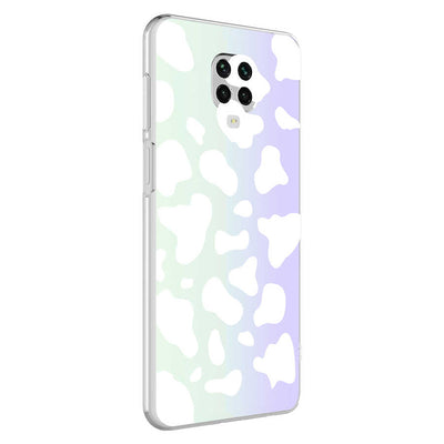 Xiaomi Redmi Note 9S Kılıf Zore M-Blue Desenli Kapak Cow No2
