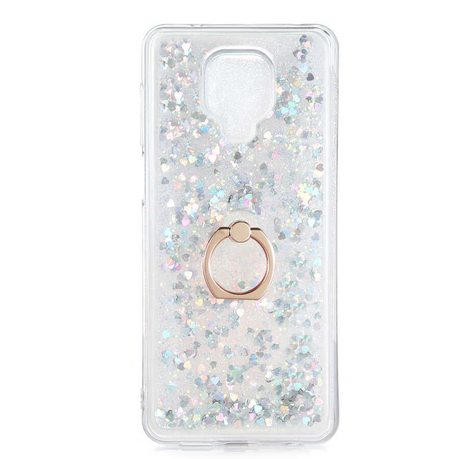 Xiaomi Redmi Note 9S Kılıf Zore Milce Kapak Gümüş