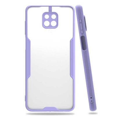 Xiaomi Redmi Note 9S Kılıf Zore Parfe Kapak Lacivert