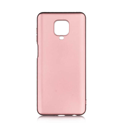 Xiaomi Redmi Note 9S Kılıf Zore Premier Silikon Kapak Rose Gold