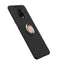 Xiaomi Redmi Note 9S Kılıf Zore Ravel Silikon Kapak Siyah-Rose Gold