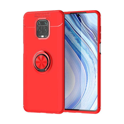 Xiaomi Redmi Note 9S Kılıf Zore Ravel Silikon Kapak Kırmızı