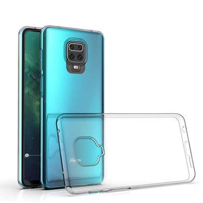 Xiaomi Redmi Note 9S Kılıf Zore Süper Silikon Kapak Renksiz