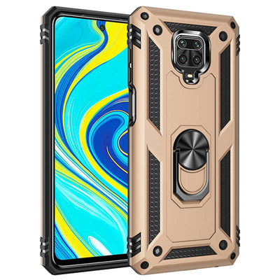 Xiaomi Redmi Note 9S Kılıf Zore Vega Kapak Gold