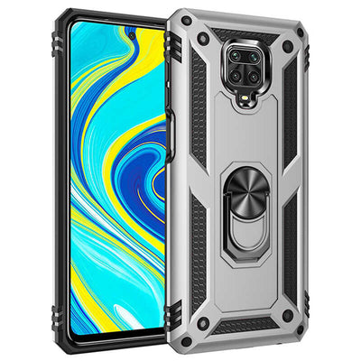 Xiaomi Redmi Note 9S Kılıf Zore Vega Kapak Gri