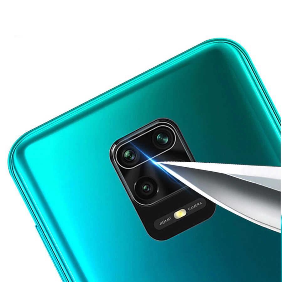 Xiaomi Redmi Note 9S Zore Nano Kamera Koruyucu Renksiz