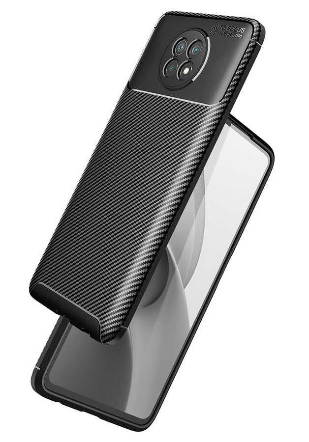 Xiaomi Redmi Note 9T Kılıf Zore Negro Silikon Kapak Kahverengi