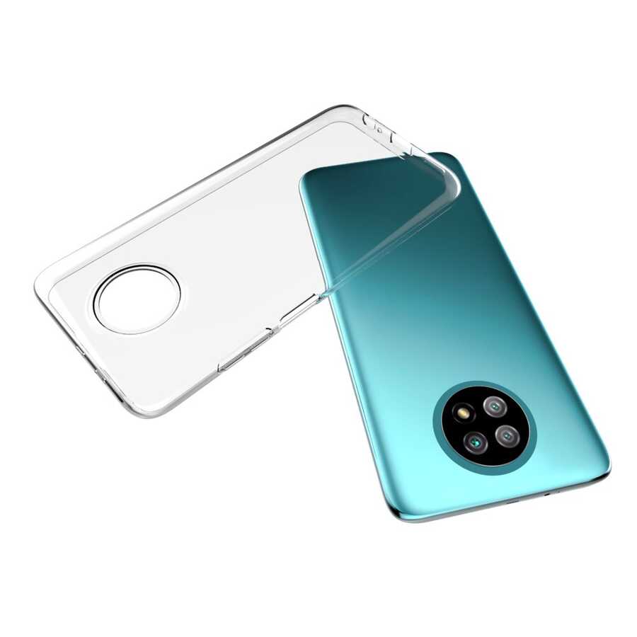 Xiaomi Redmi Note 9T Kılıf Zore Süper Silikon Kapak Renksiz