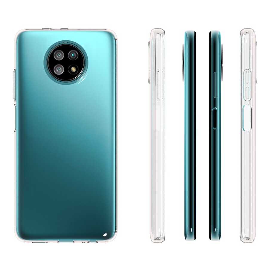Xiaomi Redmi Note 9T Kılıf Zore Süper Silikon Kapak Renksiz