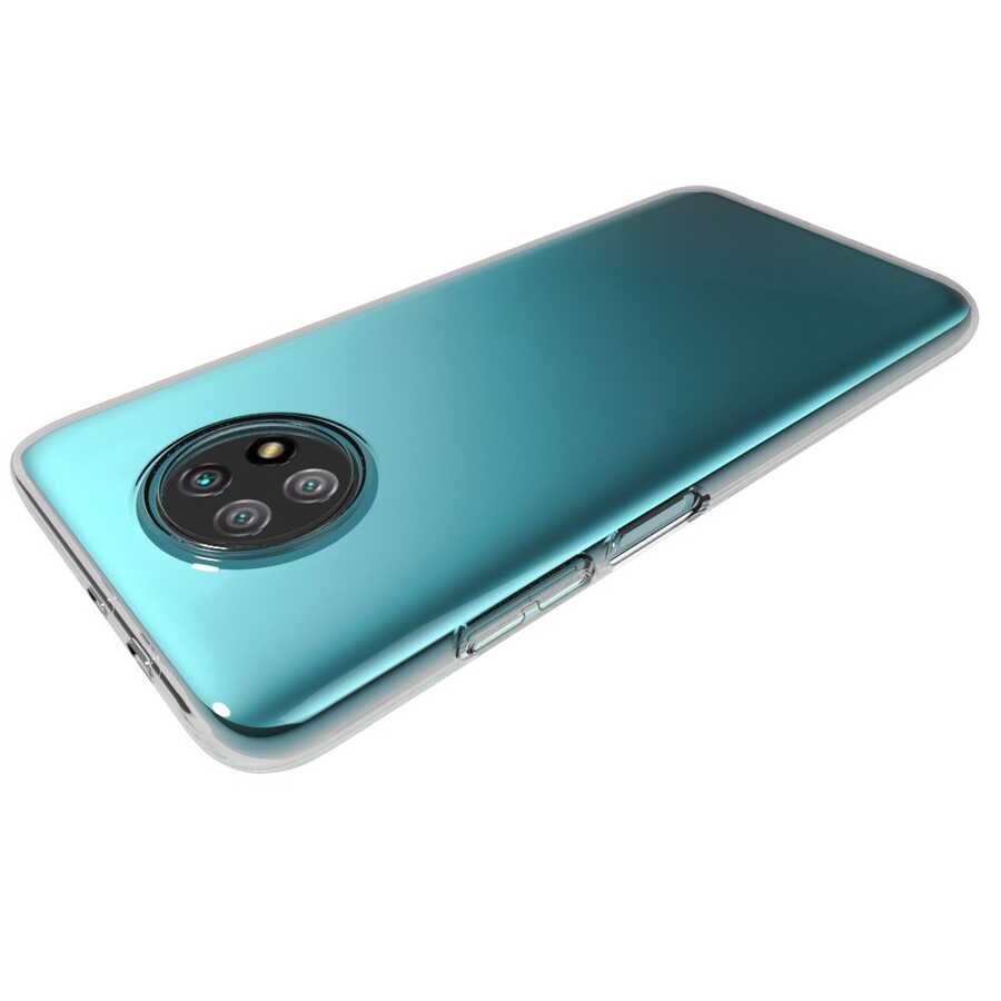 Xiaomi Redmi Note 9T Kılıf Zore Süper Silikon Kapak Renksiz