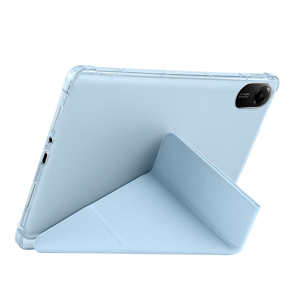 Xiaomi Redmi Pad 2 Kılıf Zore Tri Folding Kalem Bölmeli Standlı Kılıf Mor